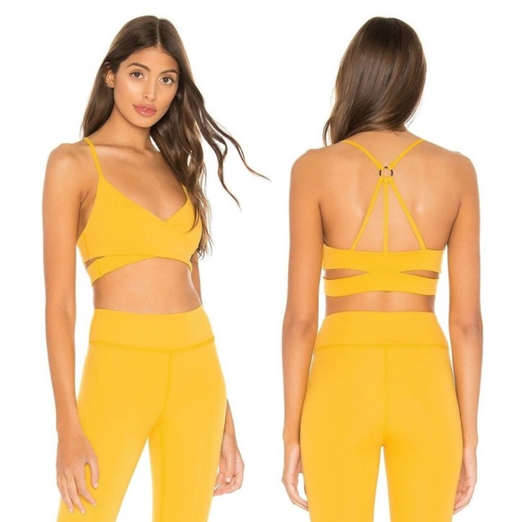 REVOLVE Other - NWOT: FULL SET! Lovewave X REVOLVE Strappy Sports Bra and Leggings Set XXS⭐️💛